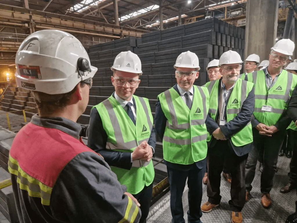 Le ministre du Travail, du Plein Emploi et de l’Insertion, Olivier Dussopt, en visite chez nous