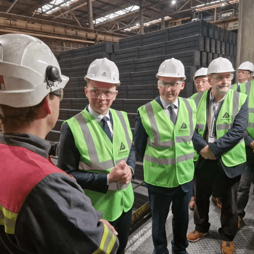 Le ministre du Travail, du Plein Emploi et de l’Insertion, Olivier Dussopt, en visite chez nous